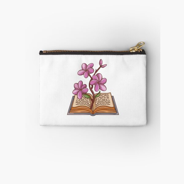 Item preview, Flowers Growing From Book | Light Purple Plumeria flowers designed and sold by CircinusStore.