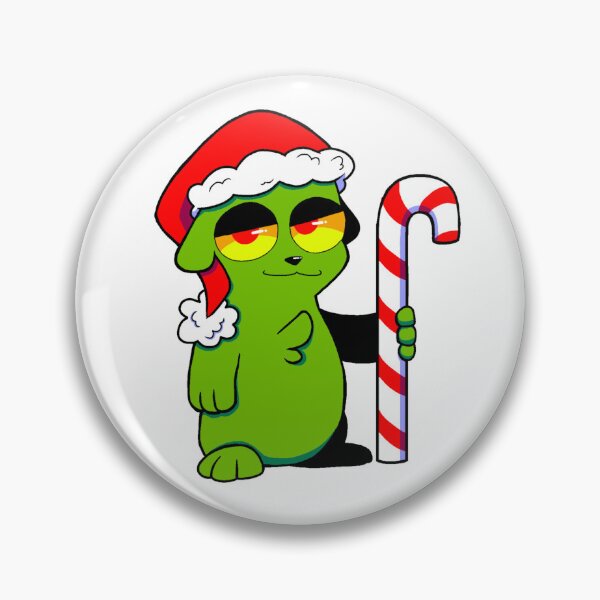Item preview, Christmas Grinch Hamster - White designed and sold by JOLTBOLTDrawing.