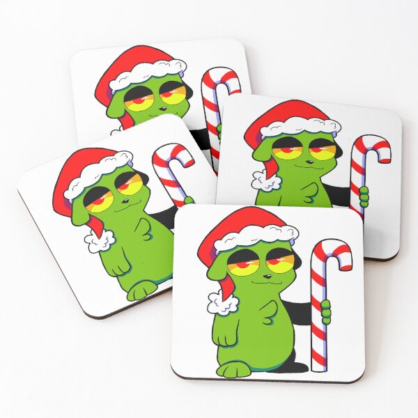 Item preview, Christmas Grinch Hamster - White designed and sold by JOLTBOLTDrawing.