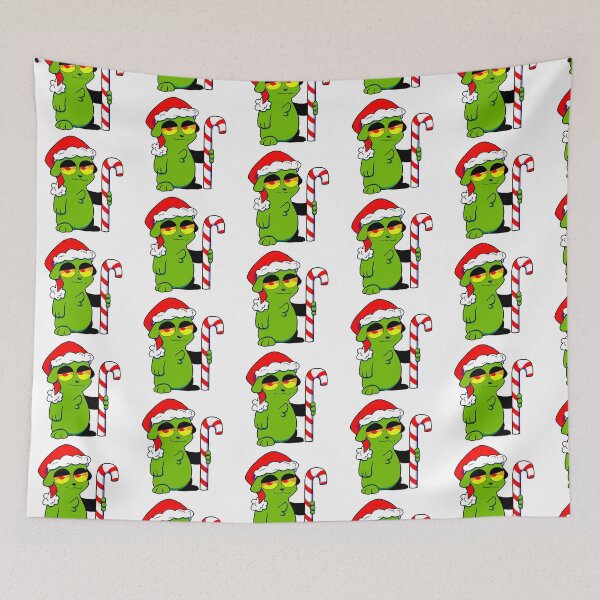 Item preview, Christmas Grinch Hamster - White designed and sold by JOLTBOLTDrawing.