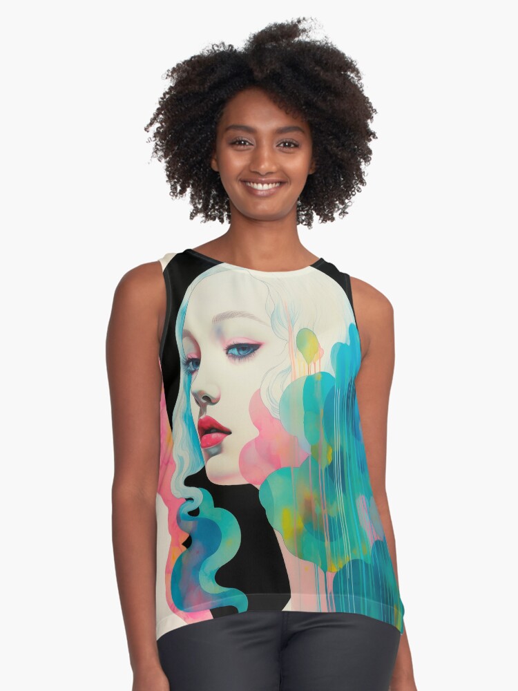 Item preview, Sleeveless Top designed and sold by Rinata-Shaka.