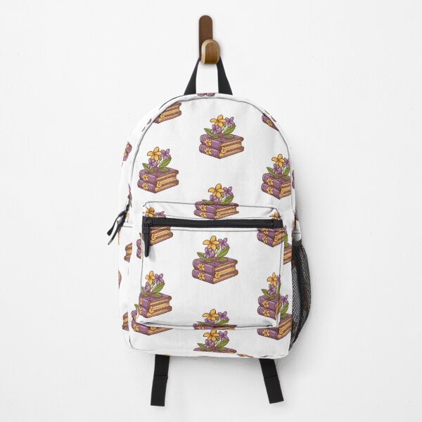 Item preview, Flowers Growing From Book | Light Purple and Yellow Plumeria Flowers designed and sold by CircinusStore.