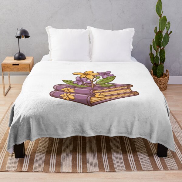 Item preview, Flowers Growing From Book | Light Purple and Yellow Plumeria Flowers designed and sold by CircinusStore.