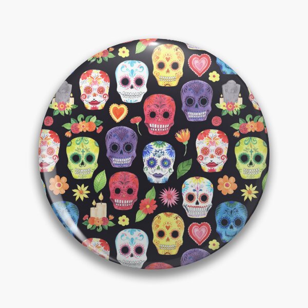 Item preview, Sugar Skull Dia De Los Muertos designed and sold by PugD.