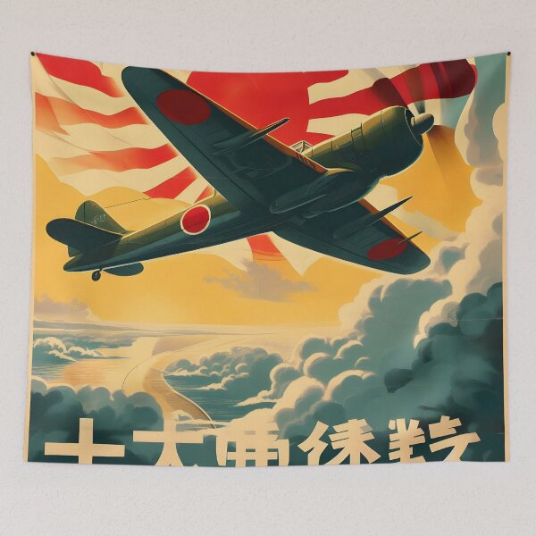 Item preview, Mitsubishi A6M Zero - Japanese WW2 Fighter Plane designed and sold by ClassicRetroism.