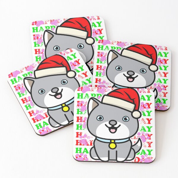 Item preview, Holiday Gray Dog designed and sold by KaboomArtz.