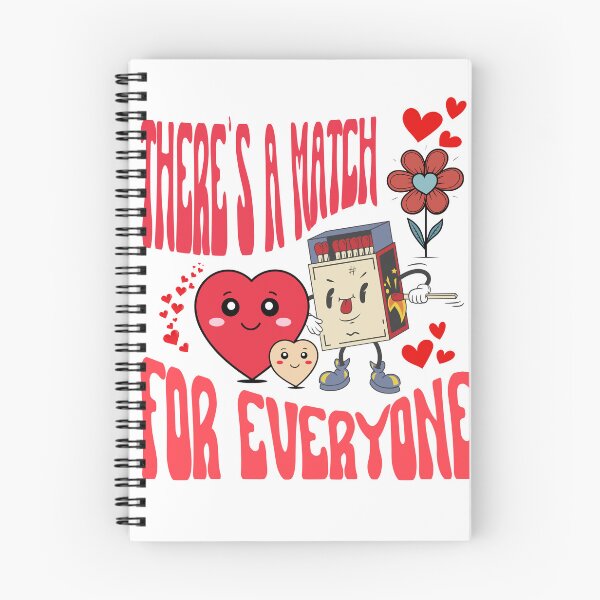 Item preview, There's a match for everyone, vintage matchbox striking a match for his sweetheart designed and sold by BigfeetLittlepaws.