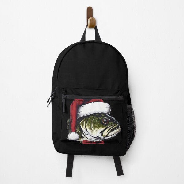 Outdoor Sport Go Fishing Print Backpacks Trout Pike Bass Fish