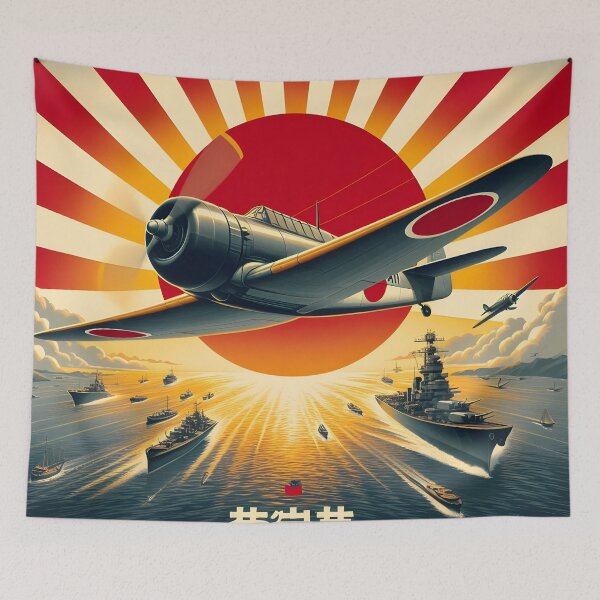 Item preview, Mitsubishi A6M Zero - Japanese WW2 Fighter Plane designed and sold by ClassicRetroism.