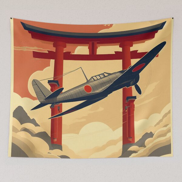 Item preview, Mitsubishi A6M Zero - Japanese WW2 Fighter Plane designed and sold by ClassicRetroism.