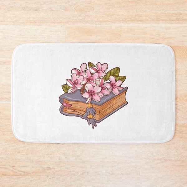 Item preview, Flowers Growing From Book | Light pink petals of Plumeria Flowers designed and sold by CircinusStore.
