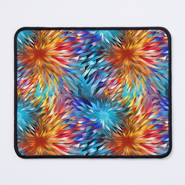 Item preview, Prismatic Fractal Dazzle: A Geometric Color Explosion in Digital Futurism designed and sold by polonuim210.