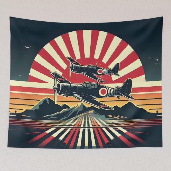Item preview, Mitsubishi A6M Zero - Japanese WW2 Fighter Plane designed and sold by ClassicRetroism.