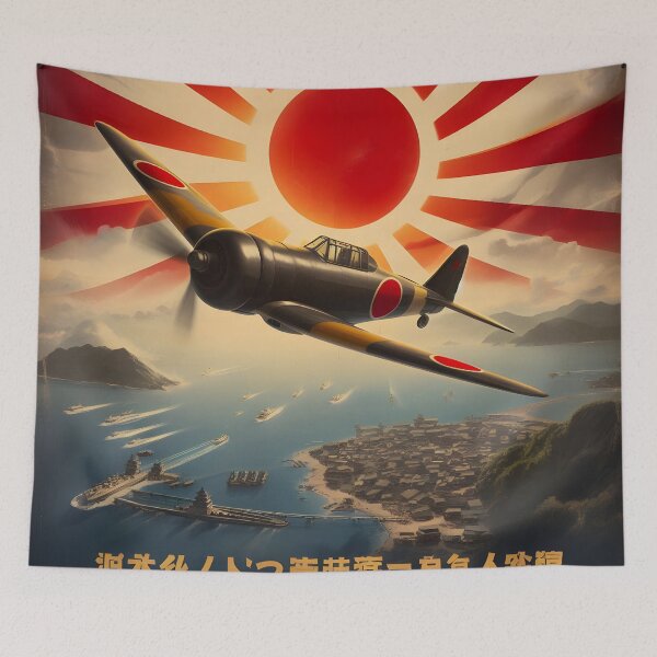 Item preview, Mitsubishi A6M Zero - Japanese WW2 Fighter Plane designed and sold by ClassicRetroism.
