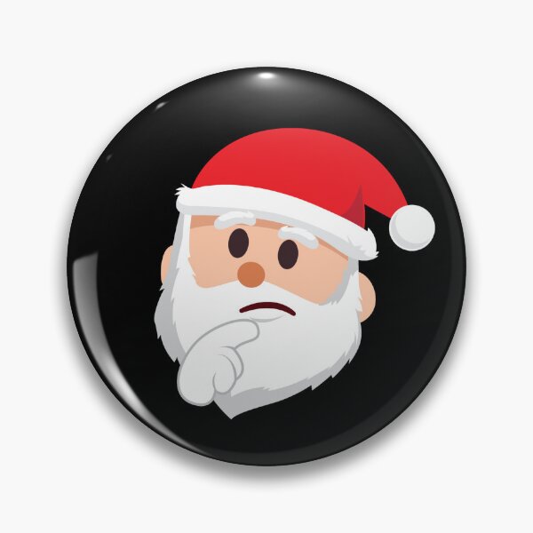 Item preview, Santa Emoticons Thinking Funny Christmas Santa Emoticon Gear designed and sold by DynamicDesign.