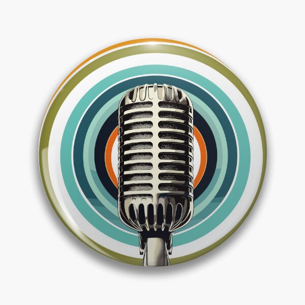 Item preview, Retro Broadcasting Relic: Mid-Century Mic Illustration Print designed and sold by HeavyHits.