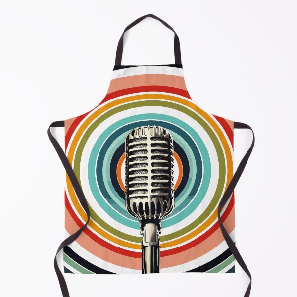 Item preview, Retro Broadcasting Relic: Mid-Century Mic Illustration Print designed and sold by HeavyHits.