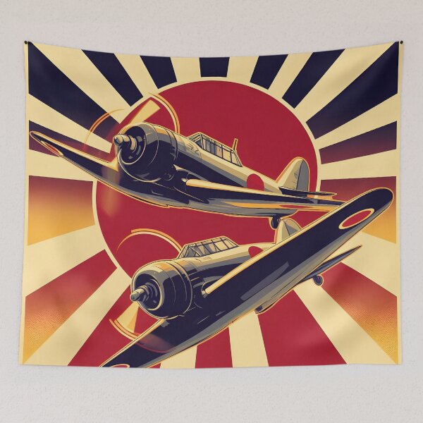 Item preview, Mitsubishi A6M Zero - Japanese WW2 Fighter Plane designed and sold by ClassicRetroism.