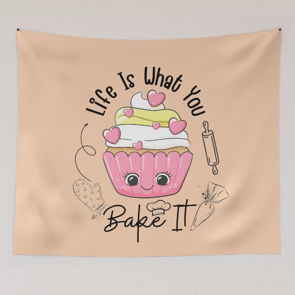 Item preview, Life Is What You Bake It| Cup cake lovers designed and sold by dooddles.
