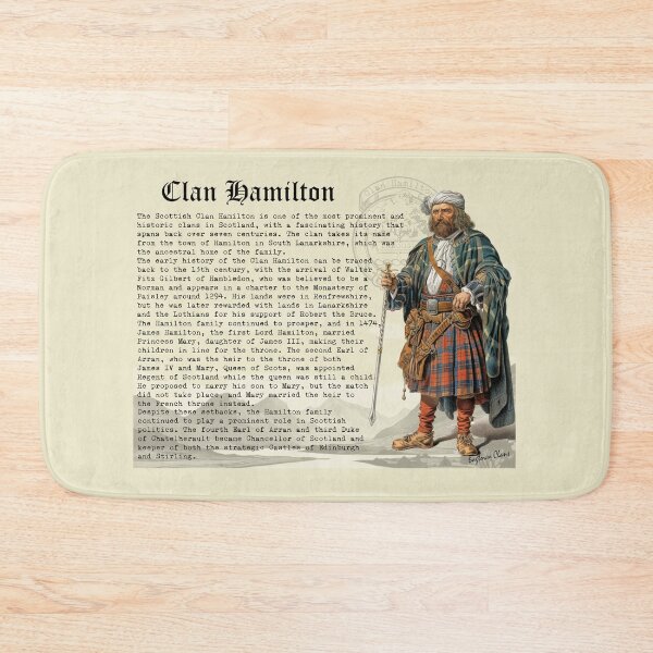 Item preview, Clan Hamilton Scottish History  designed and sold by BagTown Clans.