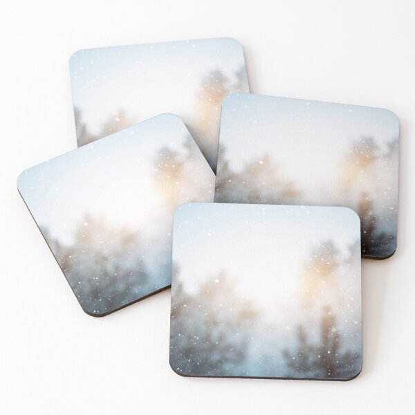Item preview, Winter scene - snowfall in the woods  designed and sold by MTShoppingLine.