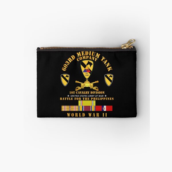 Item preview, Army - 603rd Medium Tank Co  - 1st Cav - Phil - WWII w PAC SVC designed and sold by Military Insignia Products.