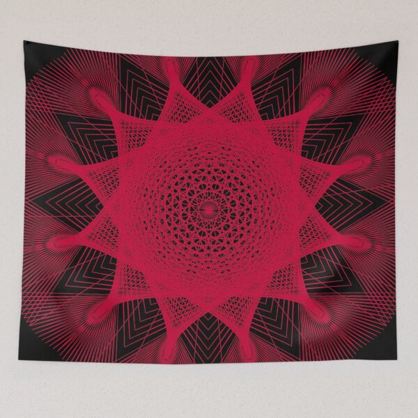 Item preview, Circles On Circle-3 [10661-1-RED-BB] designed and sold by LottMultimedia.