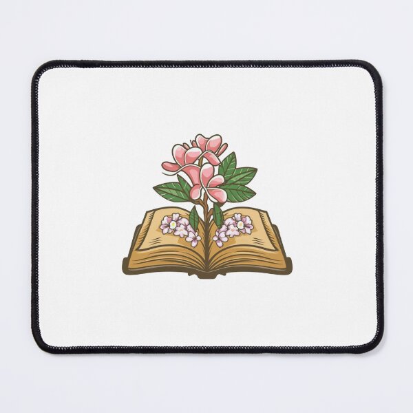 Item preview, Flowers Growing From Book | Light Pink Plumeria Flowers designed and sold by CircinusStore.
