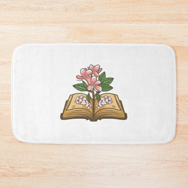 Item preview, Flowers Growing From Book | Light Pink Plumeria Flowers designed and sold by CircinusStore.