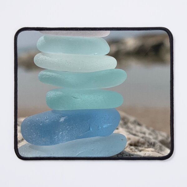 Item preview, Seaglass stack on the beach designed and sold by Jums-Med.