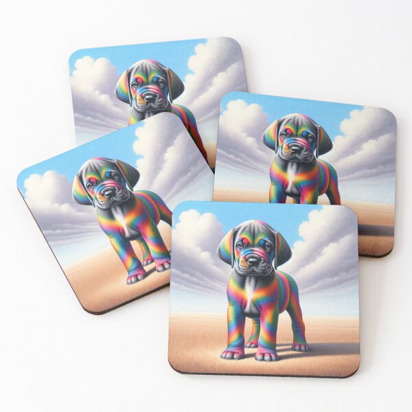 Item preview, Vibrant Baby Great Dane  designed and sold by CharmStudio.
