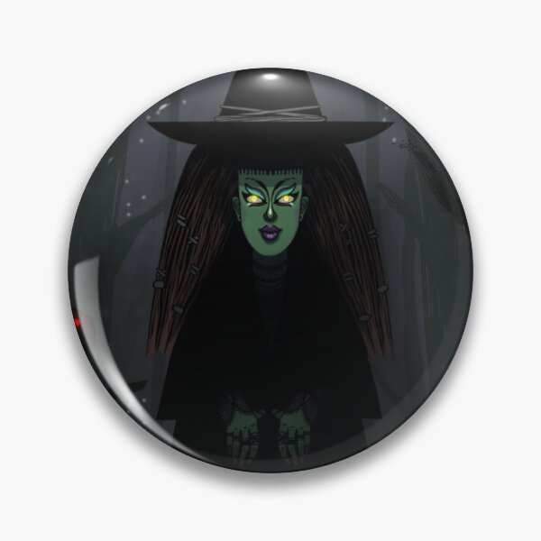 Item preview, Witch in the Woods with her Ravens, Cat and the Moonlight designed and sold by DeLucaIdeas.