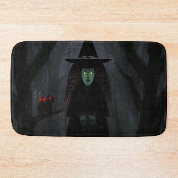 Item preview, Witch in the Woods with her Ravens, Cat and the Moonlight designed and sold by DeLucaIdeas.