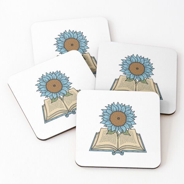 Item preview, Flowers Growing From Book | Blue Sunflower | Little Blue Flowers S designed and sold by CircinusStore.