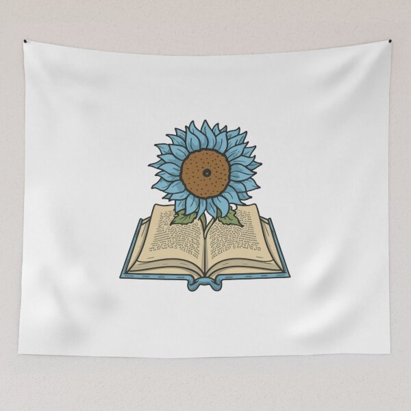 Item preview, Flowers Growing From Book | Blue Sunflower | Little Blue Flowers S designed and sold by CircinusStore.