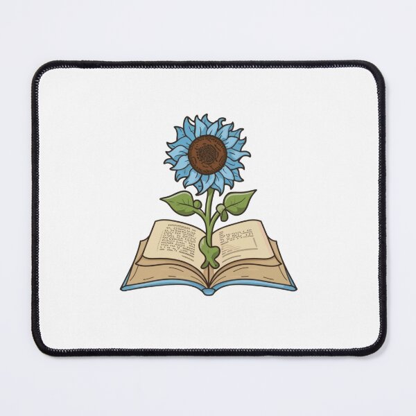 Item preview, Flowers Growing From Book | Special Blue Sunflower | Little Blue Flowers S designed and sold by CircinusStore.