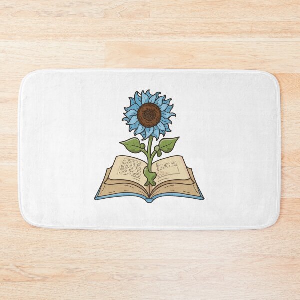Item preview, Flowers Growing From Book | Special Blue Sunflower | Little Blue Flowers S designed and sold by CircinusStore.