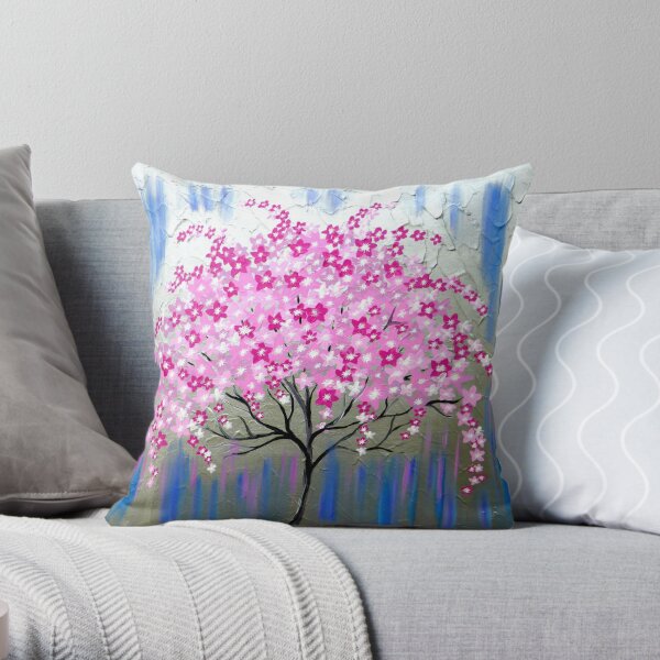 Cherry Blossom Tree - Decorative Pillow Cover - 18x18 inch – Cotton and  Crate