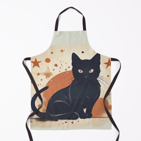 Item preview, "Celestial Cat: Minimalist Echoes of Vintage Curiosity" designed and sold by Mahilis.