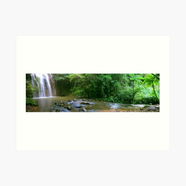 Ellinjaa Falls near Cairns, Queensland Art Print