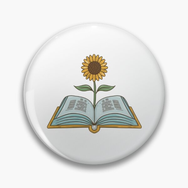Item preview, Flowers Growing From Book | Special Sunflower designed and sold by CircinusStore.