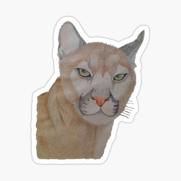 Vista previa del artículo con la obra «Puma», diseñado y vendido por Optimystikals.