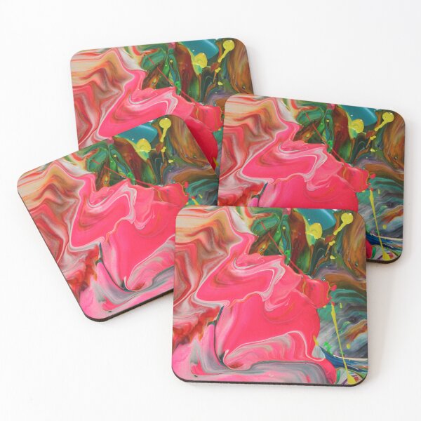 Item preview, Colorful abstract ribbons of paint  designed and sold by jkalani.