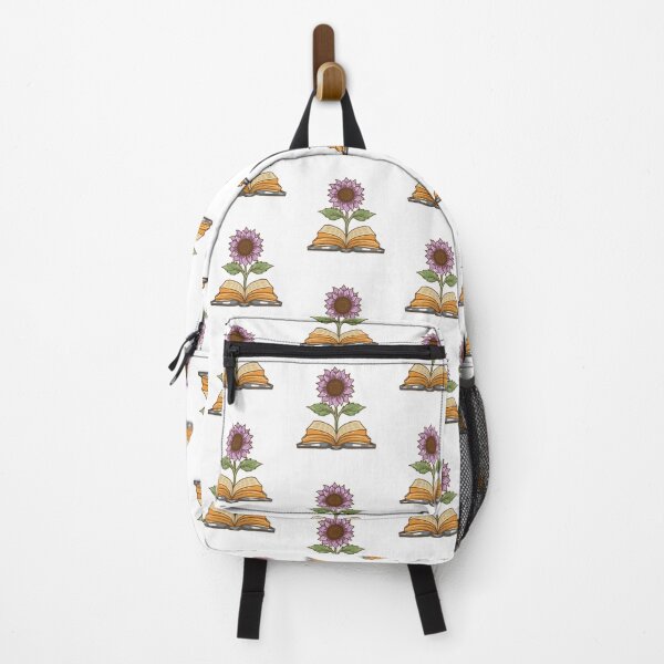 Item preview, Flowers Growing From Book | Violet Sunflower designed and sold by CircinusStore.