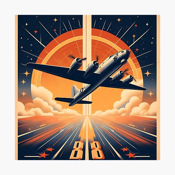 Artikelvorschau, Boeing B29 Bomber aus dem 2. Weltkrieg entworfen und verkauft von ClassicRetroism.