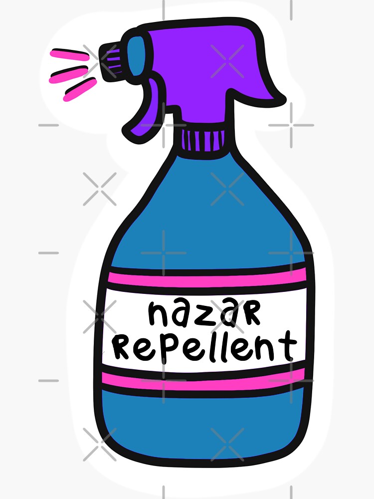"nazar repellent, evil eye" Sticker for Sale by tubeklon Redbubble