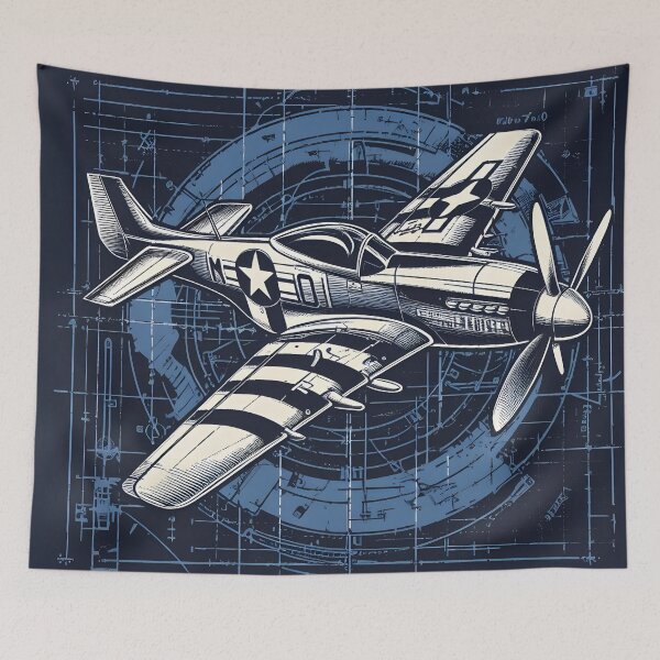 Item preview, Mustang P51 Plane USA designed and sold by ClassicRetroism.