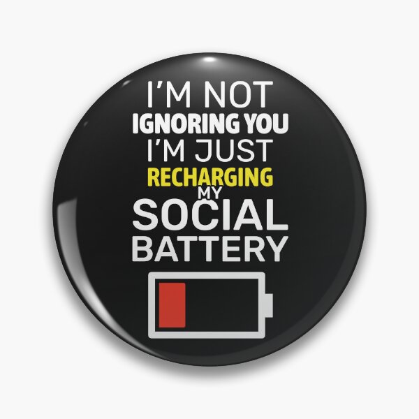 Item preview, Low Social Battery Humor for Introverts designed and sold by BoundlessWorks.