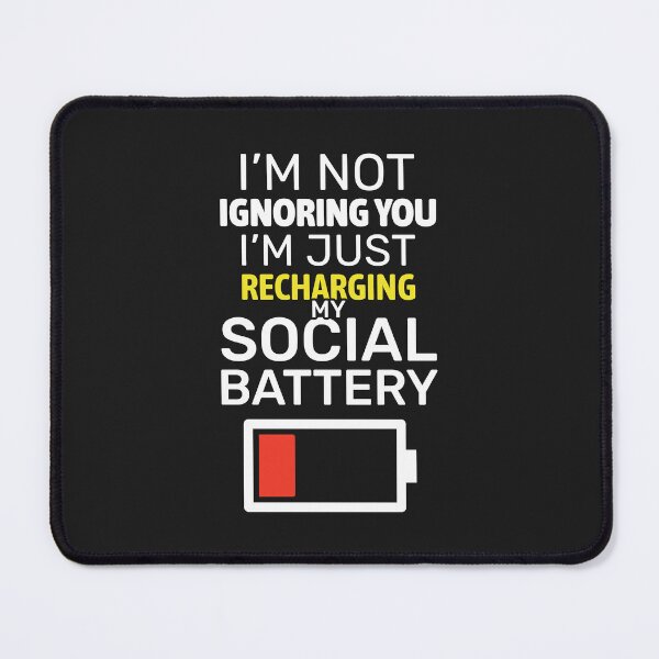 Item preview, Low Social Battery Humor for Introverts designed and sold by BoundlessWorks.