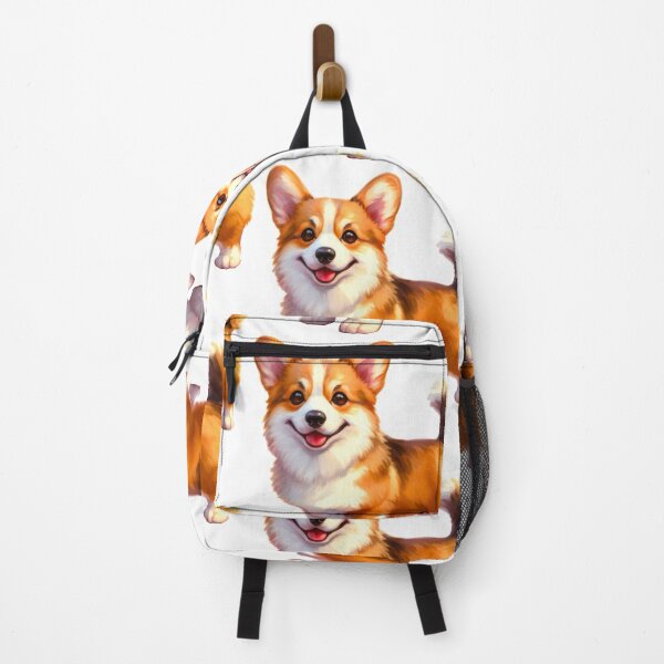 Item preview, Fluffy Corgi Watercolor Digital Art - Pembroke Welsh Corgi designed and sold by Star-Fragment.